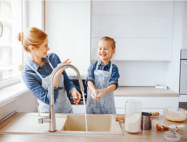 A considered Irish kitchen, served by clean, filtered water